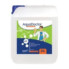 , AquaDoctor, Для корекції рH, Жидкость, 20 л, Канистра, Для бассейнов, 12 месяцев, Китай