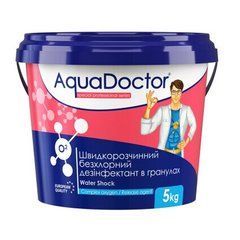 , AquaDoctor, Для дезинфекції, Гранулы, Активный кислород, 5 кг, Ведро, Для бассейнов, 24 месяца, Китай