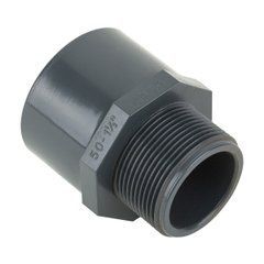 Муфта ПВХ Kripsol редукционная с наружной резьбой TRM30 40.C, диаметр 40-50 мм. х 1 1/4"