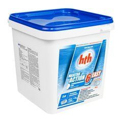 Хлор 6в1 hth MAXITAB Action 6 EASY таб.250г шок та повільна дія, 5 кг