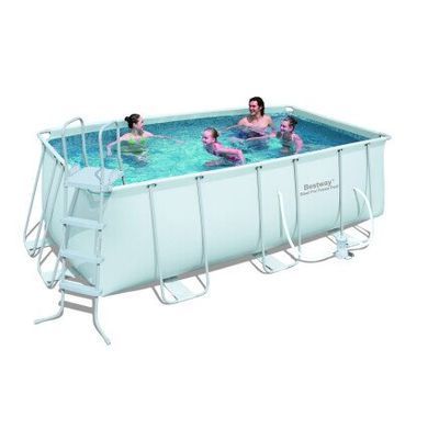Каркасный бассейн Bestway 56456 (412х201х122 см) с картриджным фильтром и лестницей