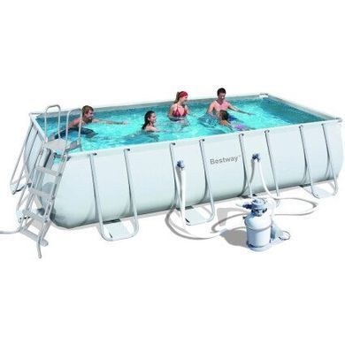 Каркасный бассейн Bestway 56466 (549х274х122 см) с песочным фильтром, лестницей и тентом