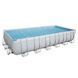 Каркасный бассейн Bestway 56475 (732х366х132 см) с песочным фильтром, лестницей и тентом