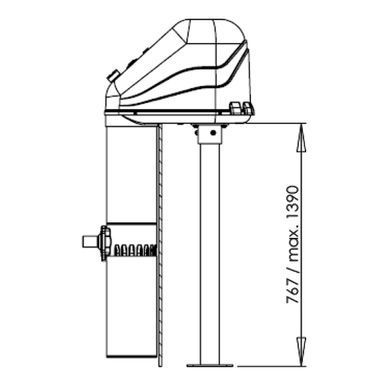 Противоток навесной для бассейна Mountfield Azuro AquaJet 50 (1,1 кВт) - 50,0 м&sup3;/ч