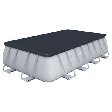 Каркасний басейн Bestway 56671 (488х244х122 см) з піщаним фільтром, драбиною та тентом