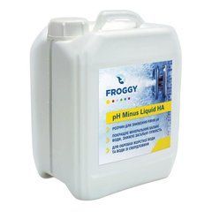 Жидкость для понижения уровня pH в бассейне Froggy "pH Minus Liquid HA" 20 л (соляная кислота 10%)