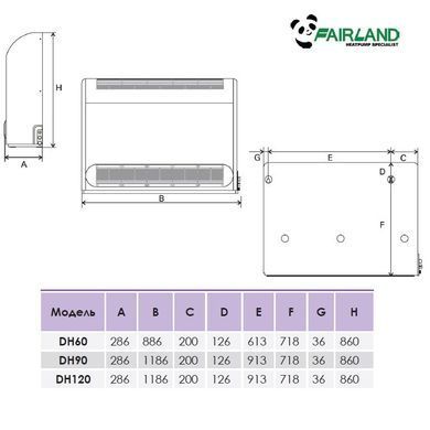 Осушитель воздуха Fairland DH120 (120 л/сутки)