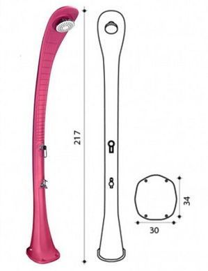 Летний душ для дачи и бассейна Formidra Cobra 32 л
