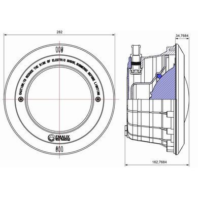 Корпус прожектора Emaux PAR56 NP300-P