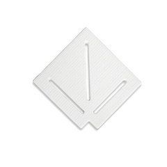 Угловой элемент AquaViva KK-30-1 Classic для переливной решетки 90&deg; 295/25 мм (белый)