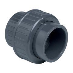 Муфта разборная ПВХ EFFAST (Италия) c уплотнением EPDM d20 мм