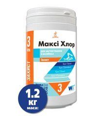 Таблетки для басейну довгий хлор Максі Хлор Window World Water (таблетки по 200 г) 1.2кг